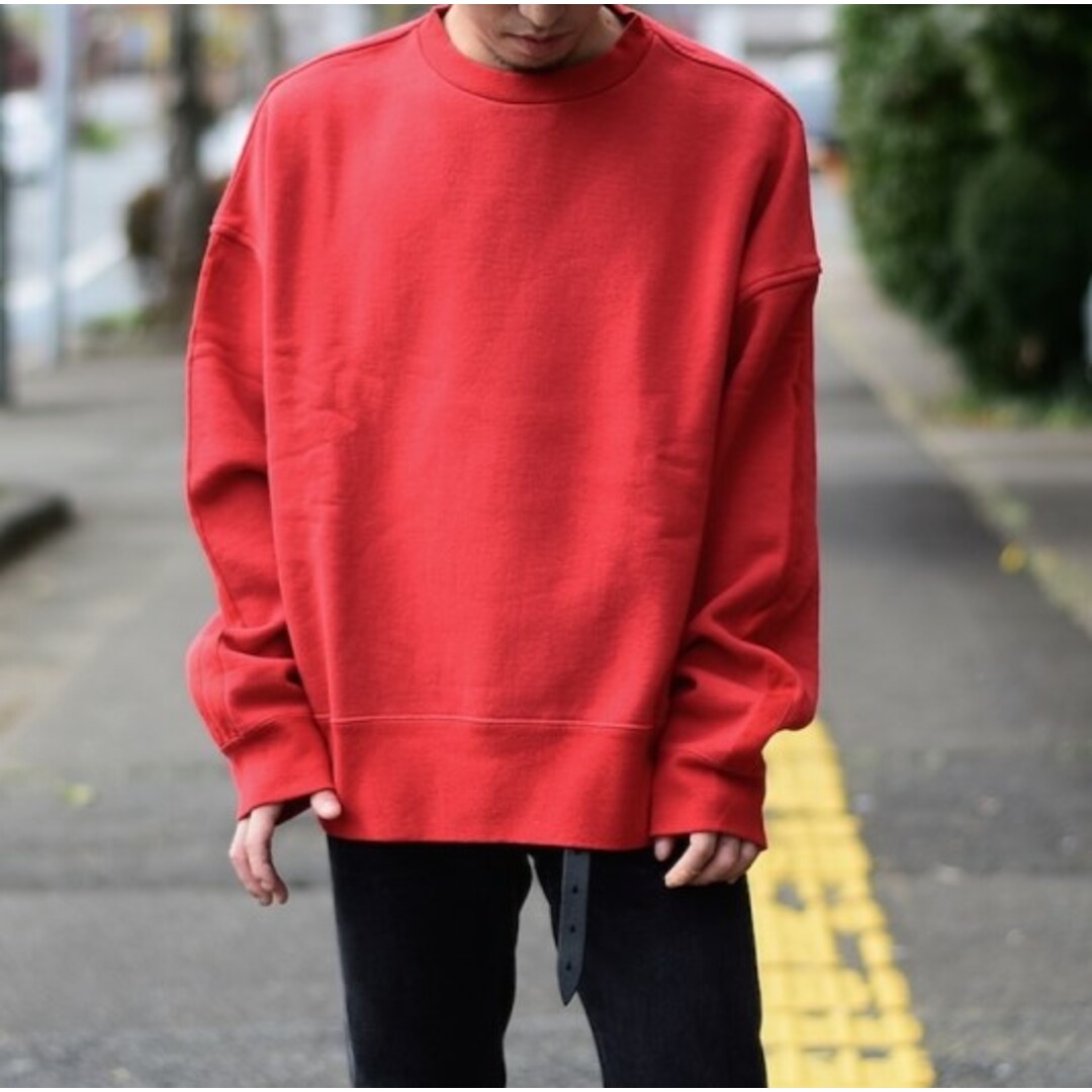 UNUSED - UNUSED アンユーズド 日本製 CREW NECK SWEAT SHIRT オーバー ...