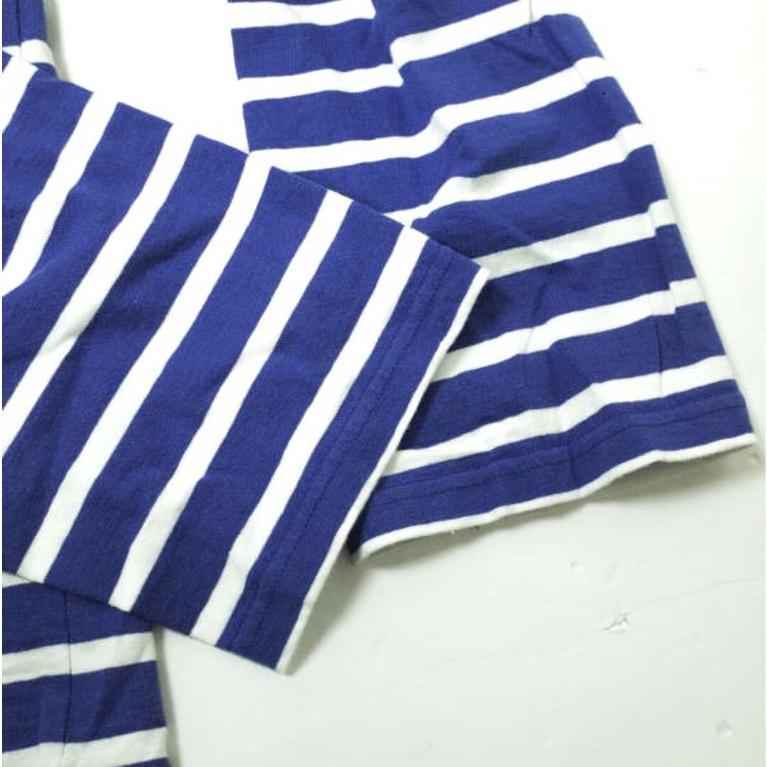 UNUSED(アンユーズド)のUNUSED アンユーズド 日本製 Long Sleeve Border Pocket T-shirt ロングスリーブボーダーポケットTシャツ US1258 1 BLUE/WHITE 長袖 カットソー トップス【中古】【UNUSED】 メンズのトップス(Tシャツ/カットソー(七分/長袖))の商品写真