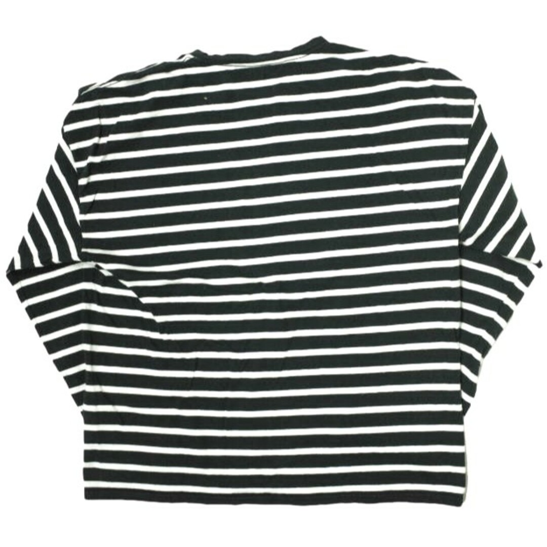 UNUSED アンユーズド 日本製 Long Sleeve Border Pocket T-shirt ロングスリーブボーダーポケットTシャツ  US1258 2 BLACK/WHITE 長袖 カットソー トップス【中古】【UNUSED】