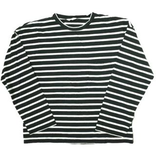 アンユーズド(UNUSED)のUNUSED アンユーズド 日本製 Long Sleeve Border Pocket T-shirt ロングスリーブボーダーポケットTシャツ US1258 2 BLACK/WHITE 長袖 カットソー トップス【中古】【UNUSED】(Tシャツ/カットソー(七分/長袖))