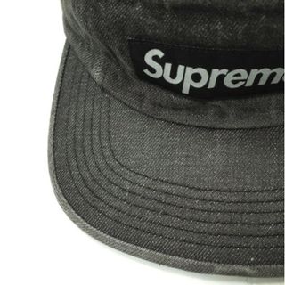 SUPREME シュプリーム アメリカ製 13SS Rubber Logo Camp Cap ラバーロゴキャンプキャップ ONE SIZE Black Box Logo ボックスロゴ ジェットキャップ 帽子【SUPREME】