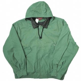 シュプリーム(Supreme)のSUPREME シュプリーム 23AW Leather Collar Utility Jacket レザーカラーユーティリティジャケット XXL Green WEEK1 3M THINSULATE キルティング アウター【新古品】【中古】【SUPREME】(ブルゾン)