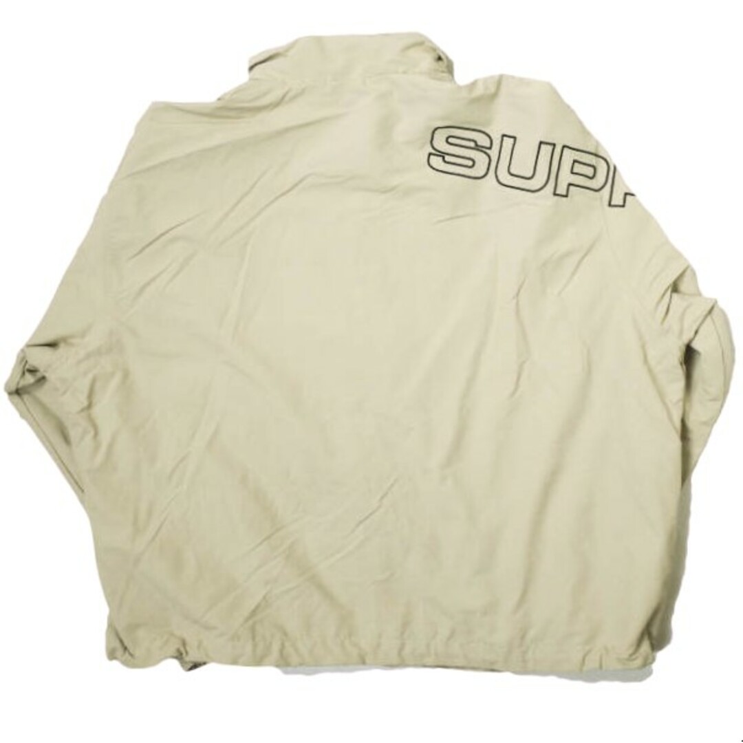 SUPREME シュプリーム 23AW Spellout Embroidered Track Jacket スペルアウトトラックジャケット XL  SAND WEEK1 ロゴ刺繍 アウター【新古品】【中古】【SUPREME】