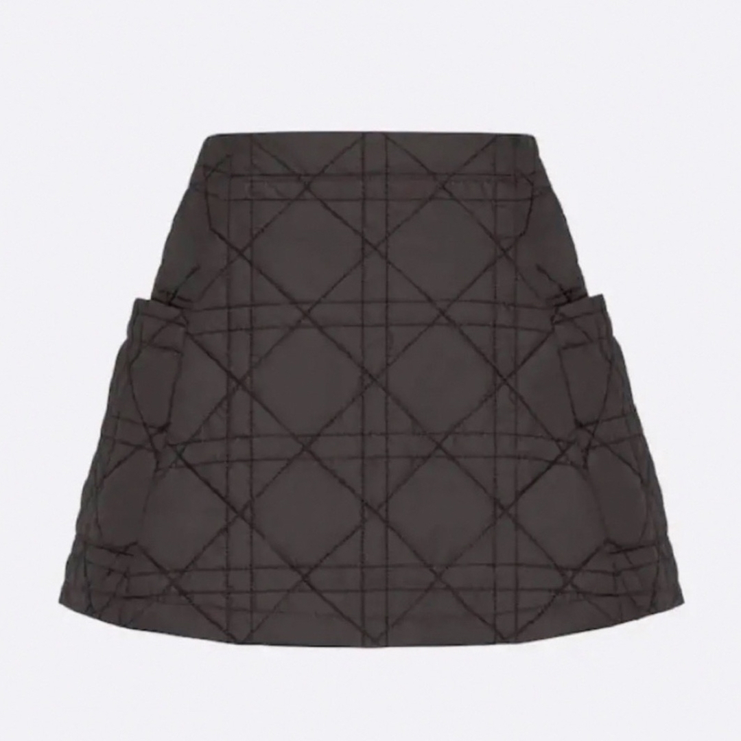 Dior(ディオール)の12/28までの出品 Dior カナージュ Aラインスカート 12A レディースのスカート(ミニスカート)の商品写真