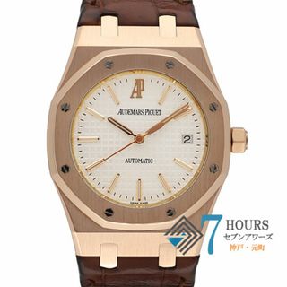 オーデマピゲ(AUDEMARS PIGUET)の【112128】AUDEMARS PIGUET オーデマ・ピゲ  15300OR.OO.D088CR.02 ロイヤルオーク シルバーダイヤル PG/レザー/（クロコ） 自動巻き 純正ボックス 腕時計 時計 WATCH メンズ 男性 男 紳士【中古】(腕時計(アナログ))