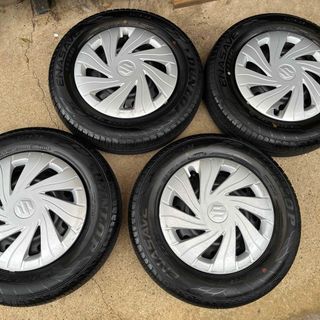 DUNLOP - 51軽トラ箱バン用145R126PR新品タイヤ4本と中古美品ホイール ...