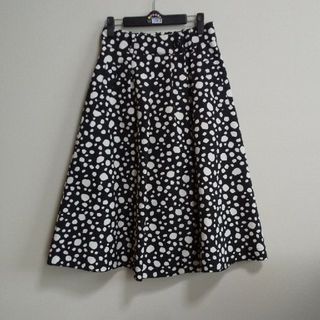 ローブ(ROBE)のパシオーネ ドット柄Aラインスカート(ロングスカート)