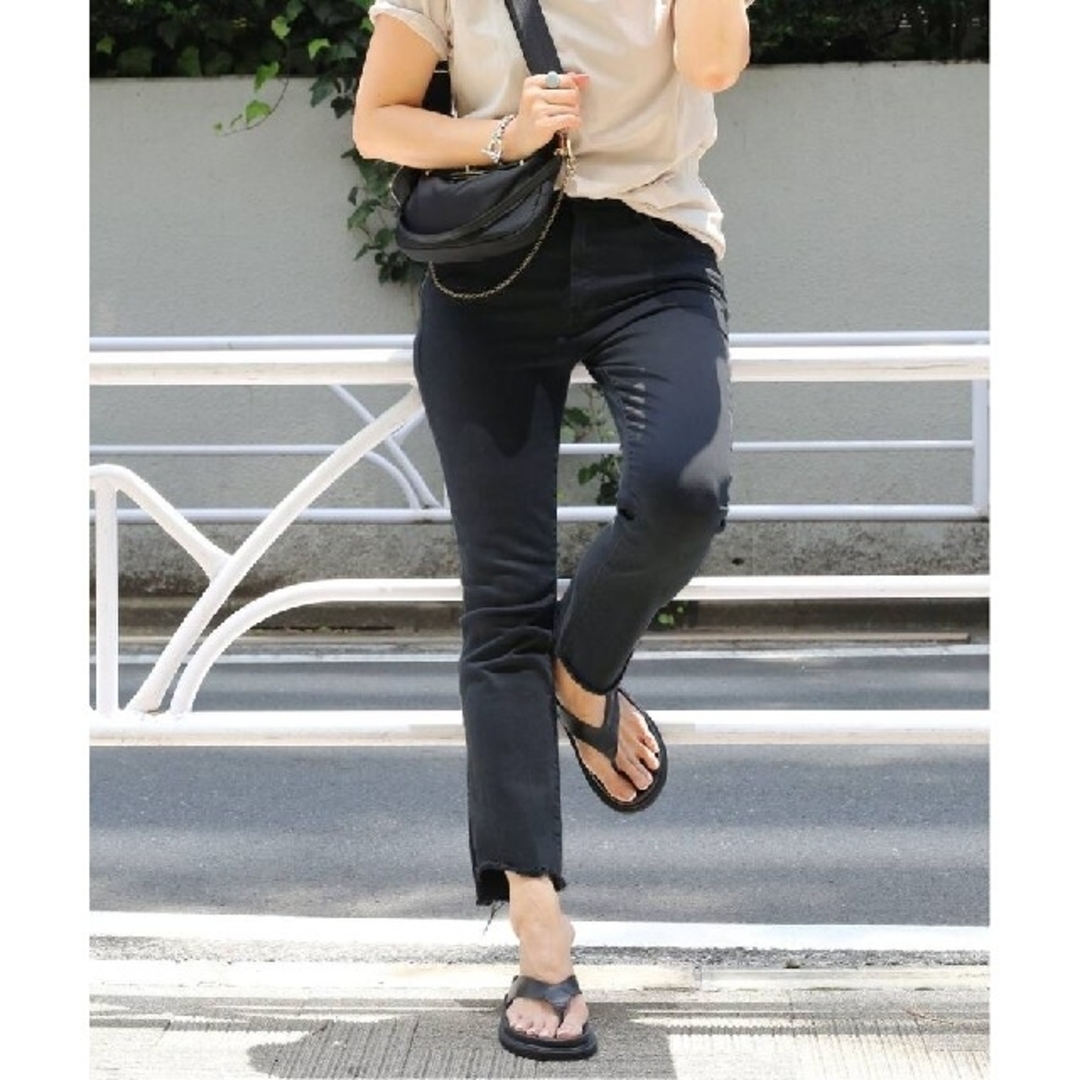 DEUXIEME CLASSE - 【MOTHER/マザー】FADED BLACK INSIDER CROP 28の ...