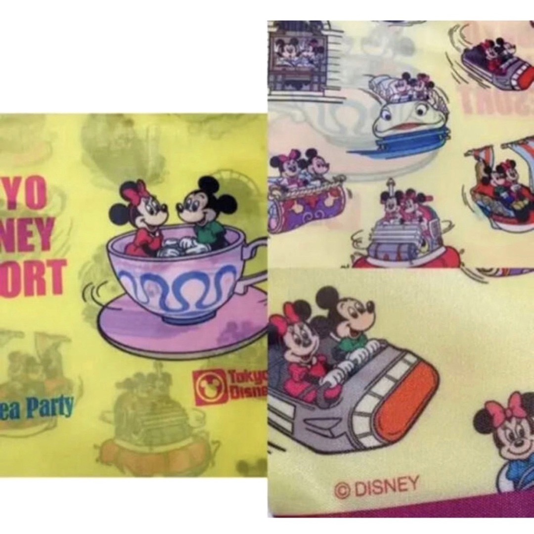 Disney(ディズニー)のディズニー　エコバッグ　カプセルトイ  エコバッグ  4種セット新品 レディースのバッグ(エコバッグ)の商品写真