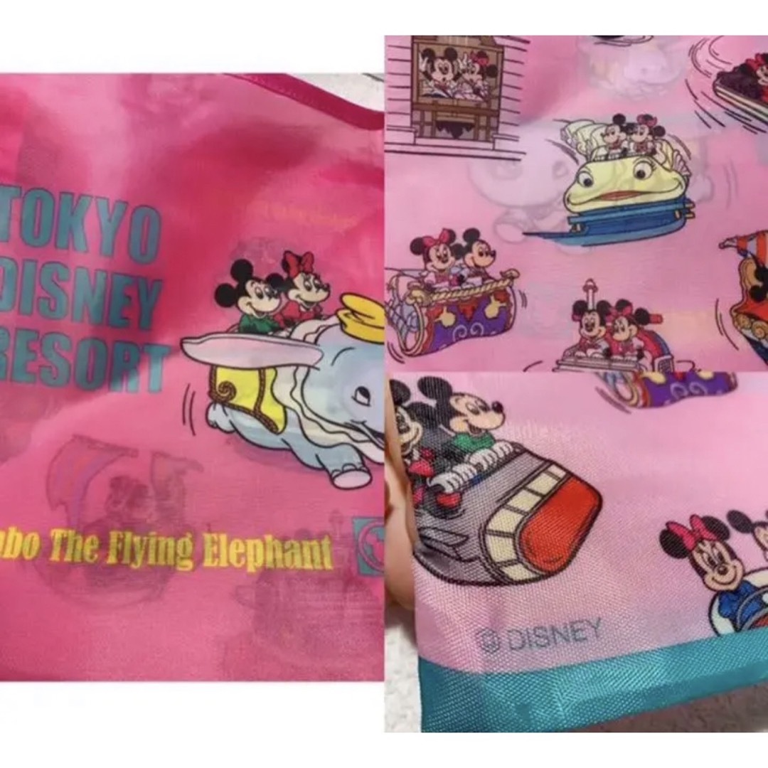 Disney(ディズニー)のディズニー　エコバッグ　カプセルトイ  エコバッグ  4種セット新品 レディースのバッグ(エコバッグ)の商品写真