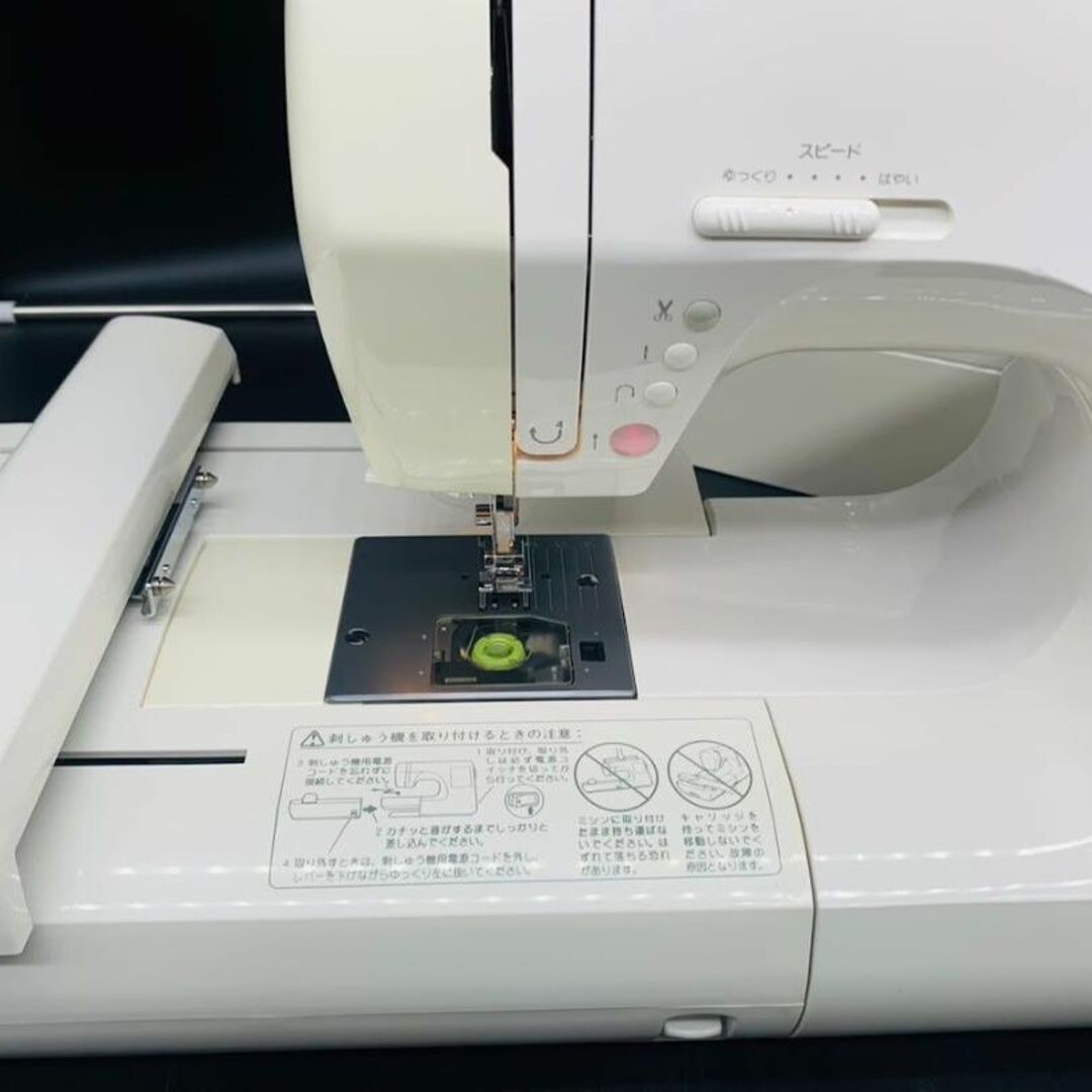 刺繡機付　分解整備済　文字縫い　自動糸切　フェアリーランド 9800DX　ミシン