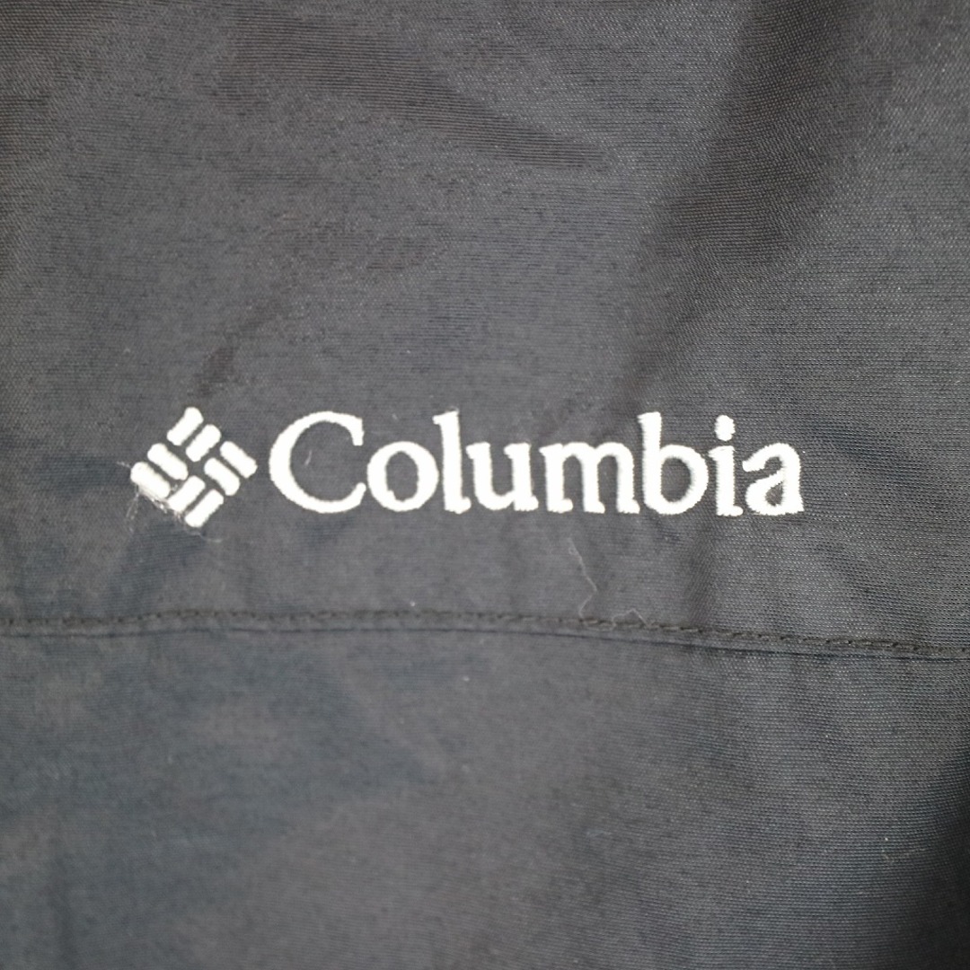 Columbia コロンビア マウンテンパーカー 刺繍  アウトドア アウター ワンポイントロゴ ブラック (メンズ L)   O5785 3