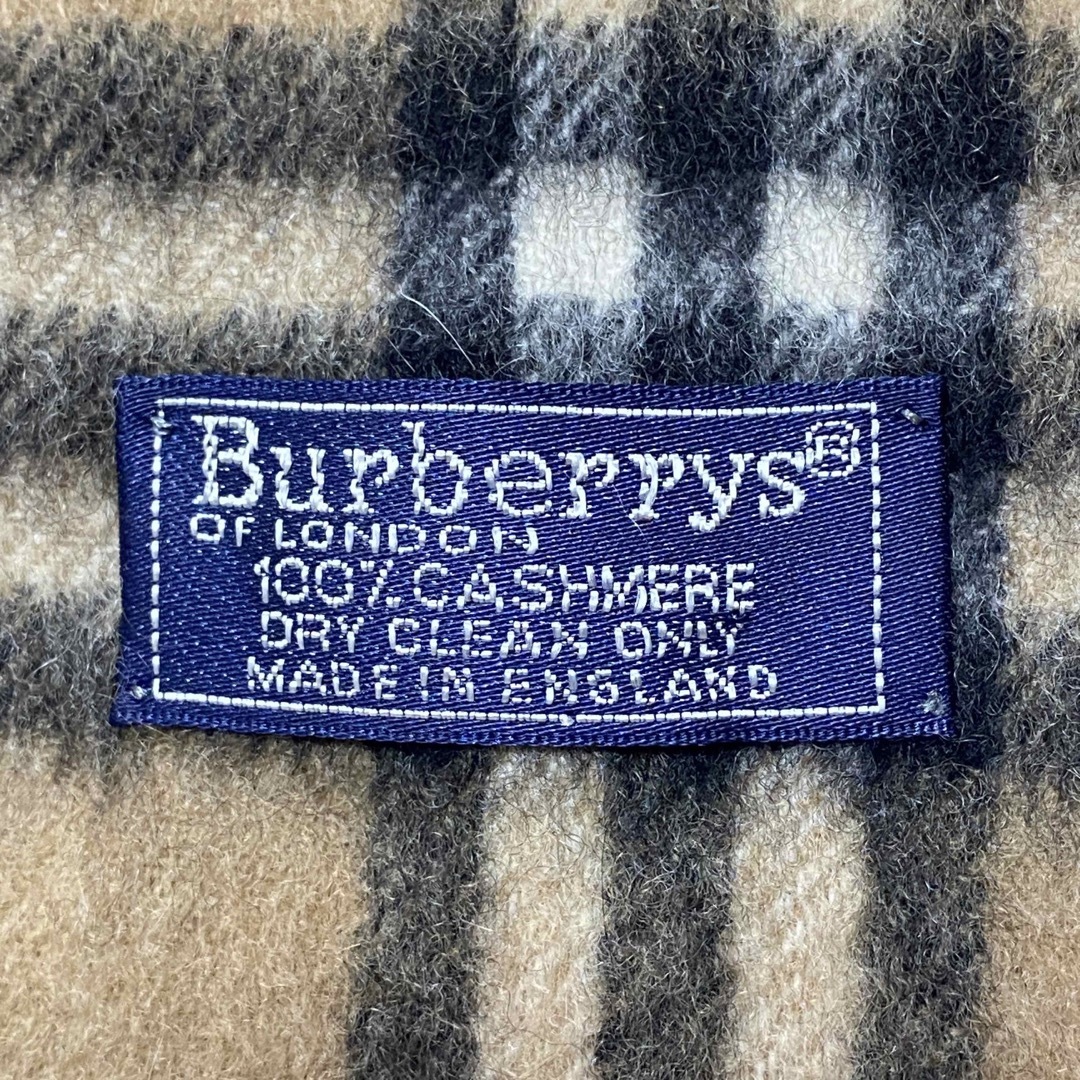 BURBERRY(バーバリー)のBurberry バーバリー カシミヤ100% マフラー ストール イングランド レディースのファッション小物(マフラー/ショール)の商品写真