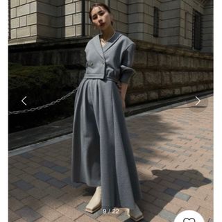 アメリヴィンテージ(Ameri VINTAGE)のameri  アメリSHORT TOP WITH SKIRT DRESS(セット/コーデ)