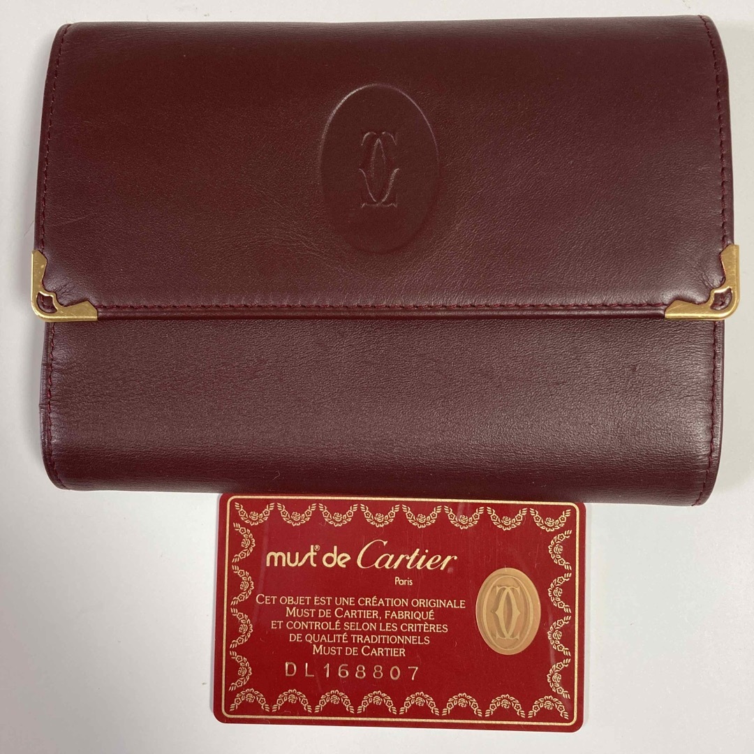 【値下げ】Cartier 【カルティエ】三つ折り財布