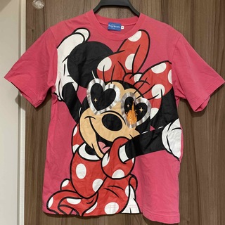 ディズニー(Disney)のディズニー公式　ミニーマウスTシャツ(Tシャツ(半袖/袖なし))
