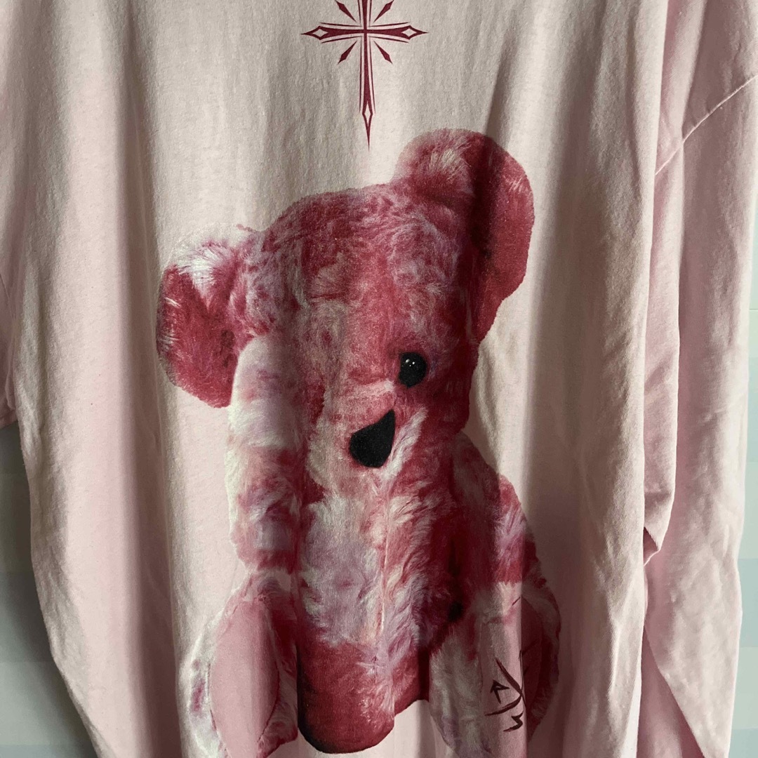 TRAVAS TOKYO(トラヴァストーキョー)のTRAVAS TOKYO FURRY BEAR くま ビッグロンT 長袖 メンズのトップス(Tシャツ/カットソー(七分/長袖))の商品写真