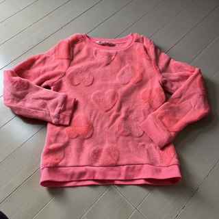 エイチアンドエム(H&M)のトレーナー　スウェット　ピンク　派手　ハート　H&M 120 130(Tシャツ/カットソー)