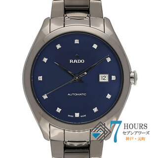 ラドー(RADO)の【101131】RADO ラドー   R32.254.702 ハイパークローム ブルー12PDダイヤル TI 自動巻き 保証書 純正ボックス 腕時計 時計 WATCH メンズ 男性 男 紳士【中古】(腕時計(アナログ))