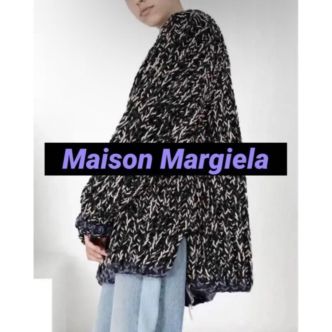 新品 マルジェラ MM6 オーバーサイズ ハンドメイド ニット セーター
