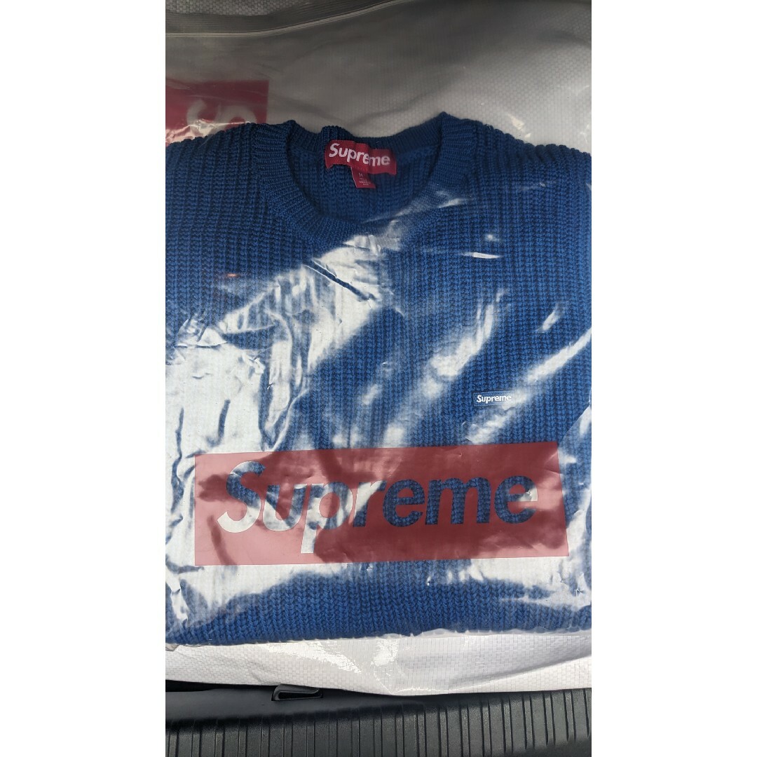 Supreme(シュプリーム)のSupreme Small Box Ribbed Sweater "Royal" メンズのトップス(ニット/セーター)の商品写真