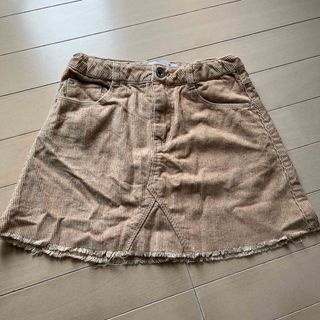 ザラキッズ(ZARA KIDS)のスカート　コーデュロイ　ベージュ　ザラ　140(スカート)