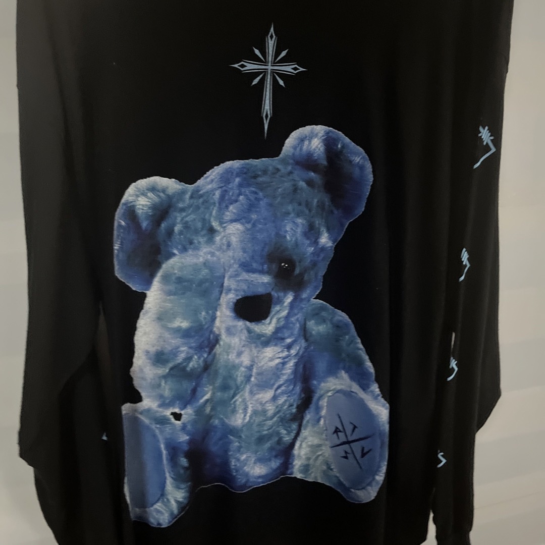 TRAVAS TOKYO - TRAVAS TOKYO Furry bear L/S Tee ブラックの通販 by