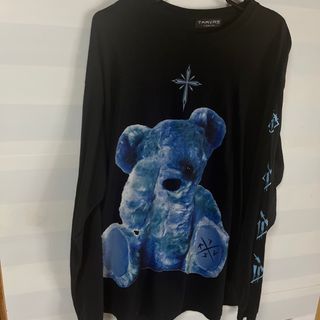 TRAVAS TOKYO - TRAVAS TOKYO Furry bear L/S Tee ブラック