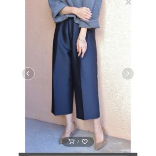 プラージュ(Plage)の美品　Plage ワイドパンツ　ウール90シルク10(その他)