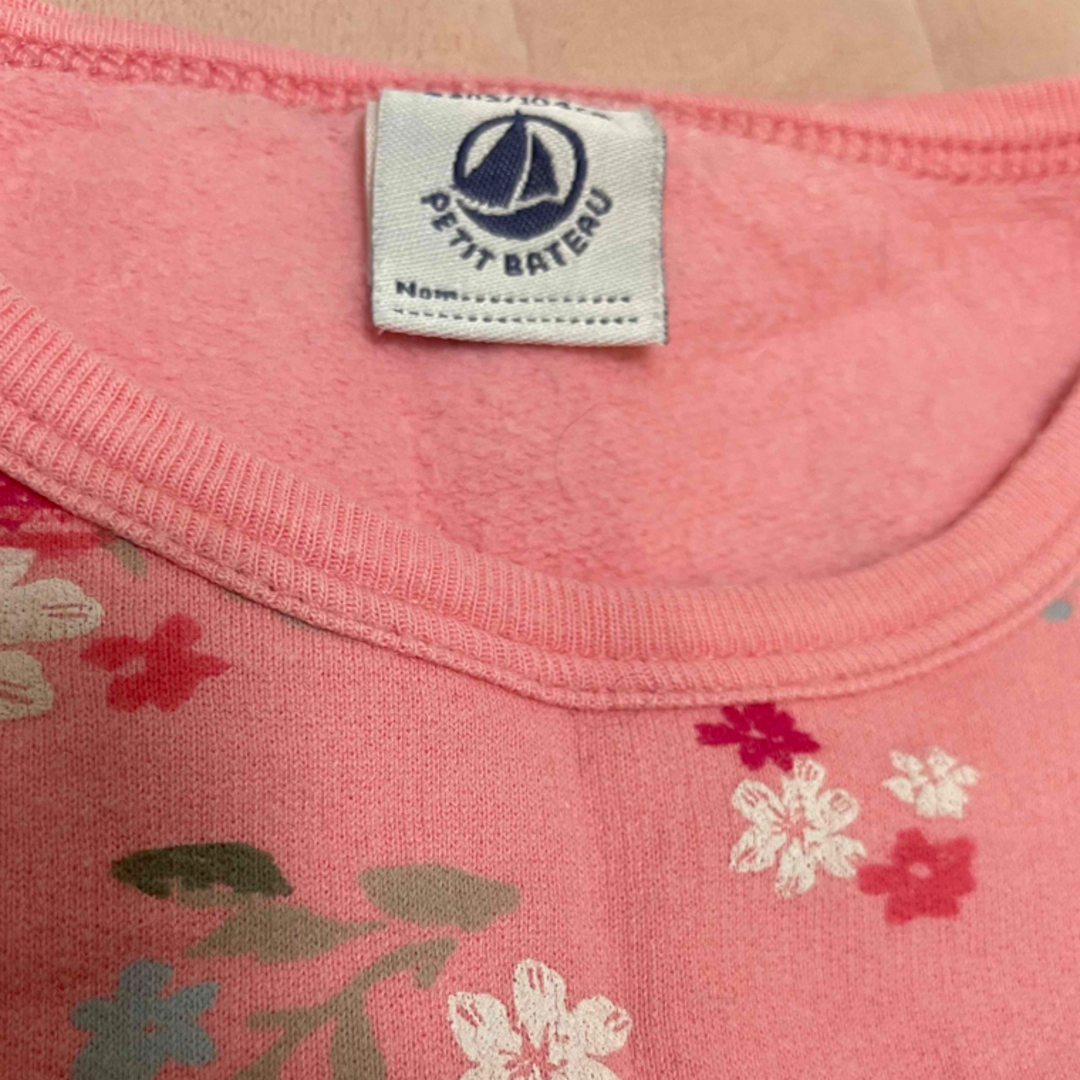 PETIT BATEAU(プチバトー)のプチバトー　起毛パジャマ　104センチ キッズ/ベビー/マタニティのキッズ服女の子用(90cm~)(パジャマ)の商品写真