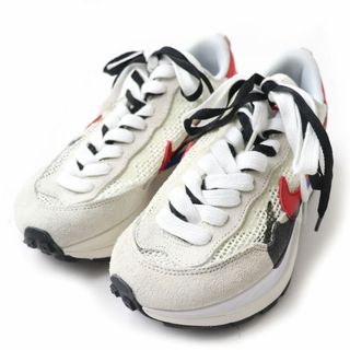 ナイキ(NIKE)の未使用品☆NIKE×Sacai CV1363-100 ナイキ×サカイコラボ ヴェイパーワッフル ロイヤル フクシア スニーカー ホワイト系 23.5cm レディース　J07-st30315-805(スニーカー)