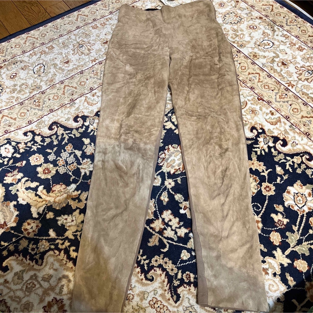 Max Mara ブラウン スエードパンツ 最高級