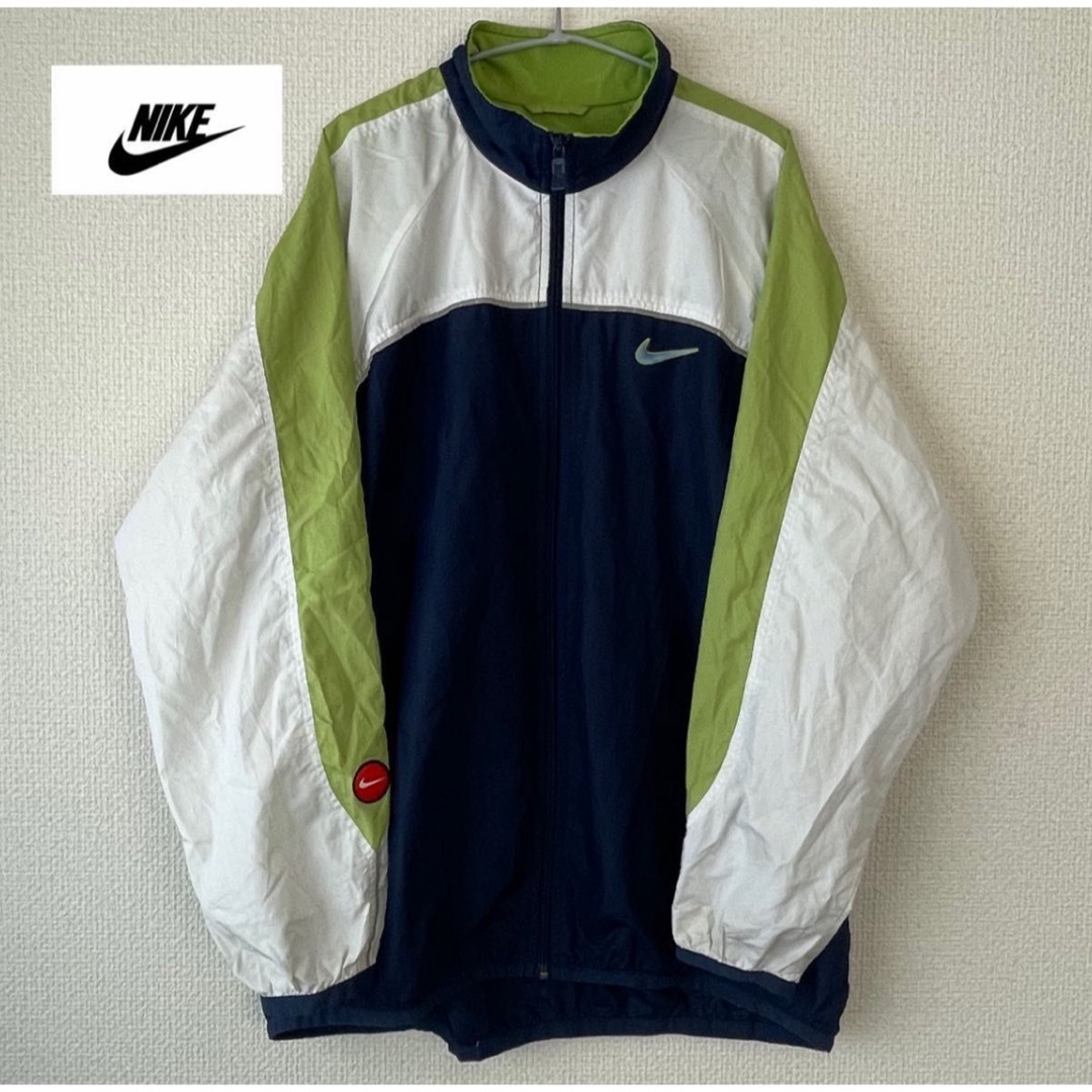 OLD NIKE 90s ナイロンジャケット  白  ナイキ  vintage