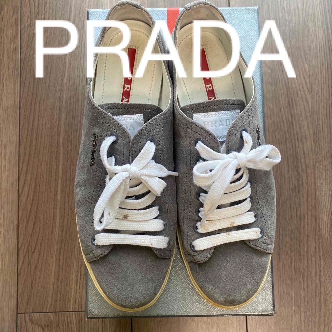 PRADA(プラダ)の年末セール！！！PRADA スニーカー25cm レディースの靴/シューズ(スニーカー)の商品写真