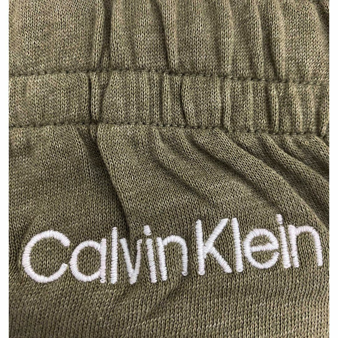 Calvin Klein(カルバンクライン)の新品 M ★ カルバンクライン 長袖 パジャマ 上下 セット カーキ US-S レディースのルームウェア/パジャマ(パジャマ)の商品写真