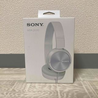 ソニー(SONY)のSONY  ヘッドホン ZX MDR-ZX310(W)(ヘッドフォン/イヤフォン)