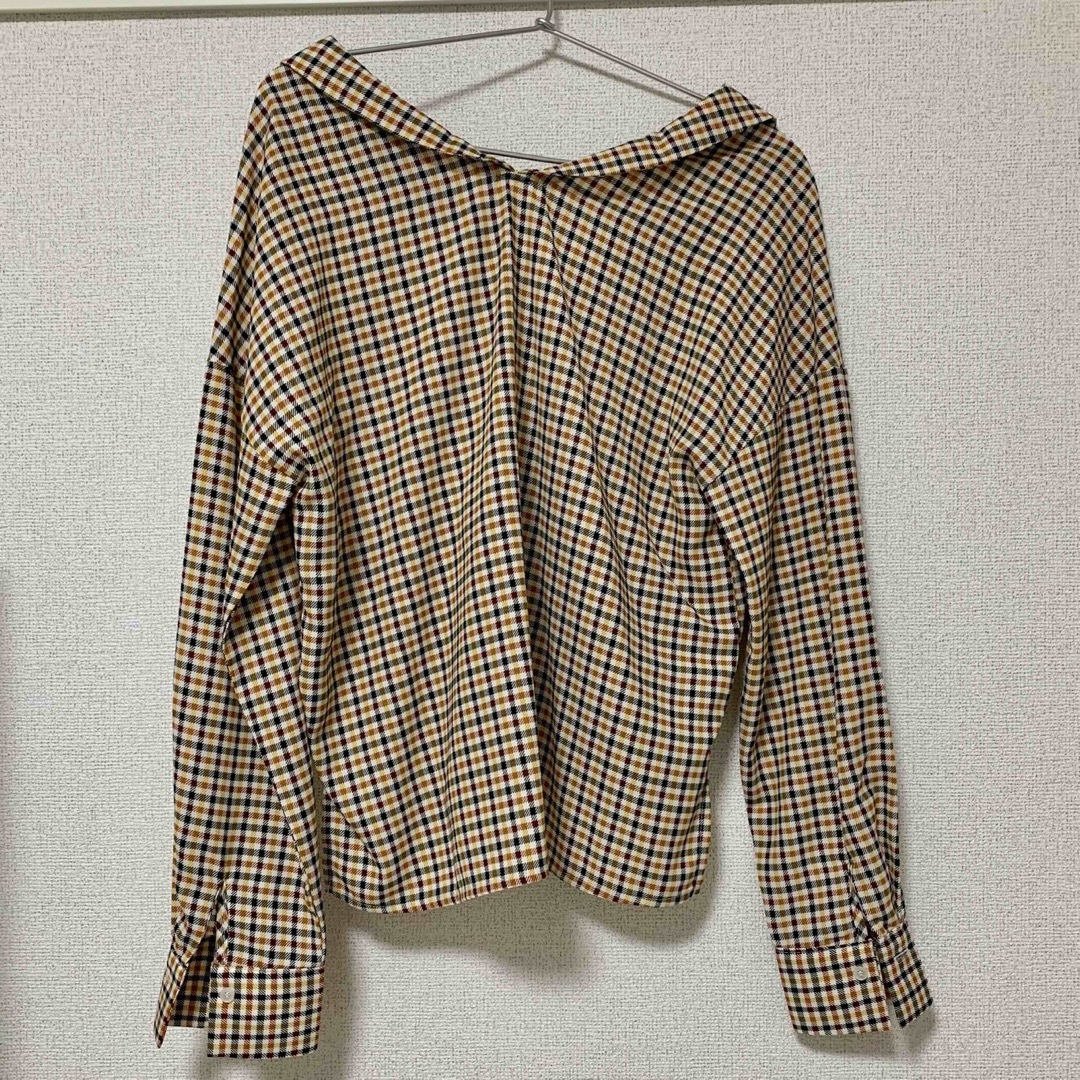 archives(アルシーヴ)のarchives  チェックシャツ　M レディースのトップス(シャツ/ブラウス(長袖/七分))の商品写真