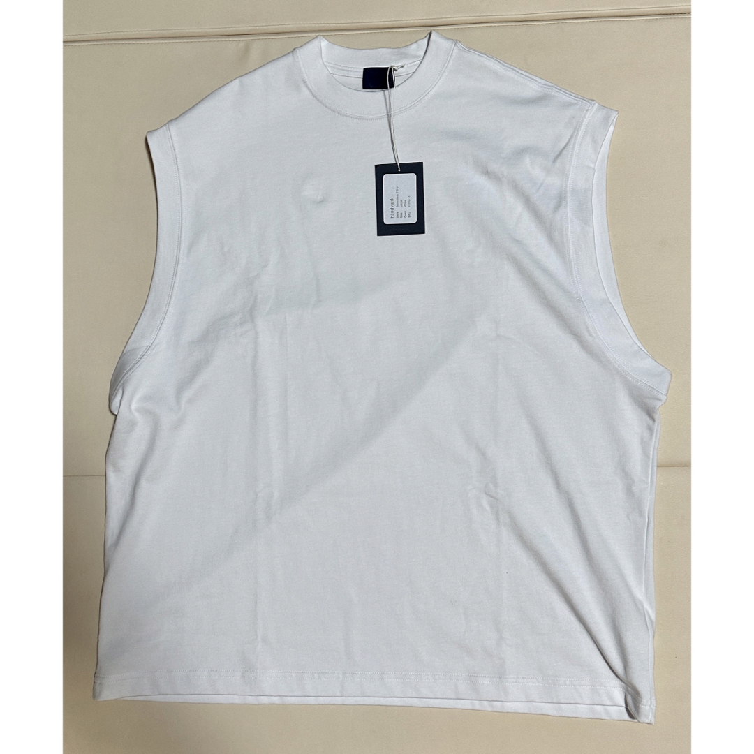 handvaerk(ハンドバーク)のhandvaerk NAVY ヘビーウェイトノースリーブTシャツ メンズのトップス(Tシャツ/カットソー(半袖/袖なし))の商品写真