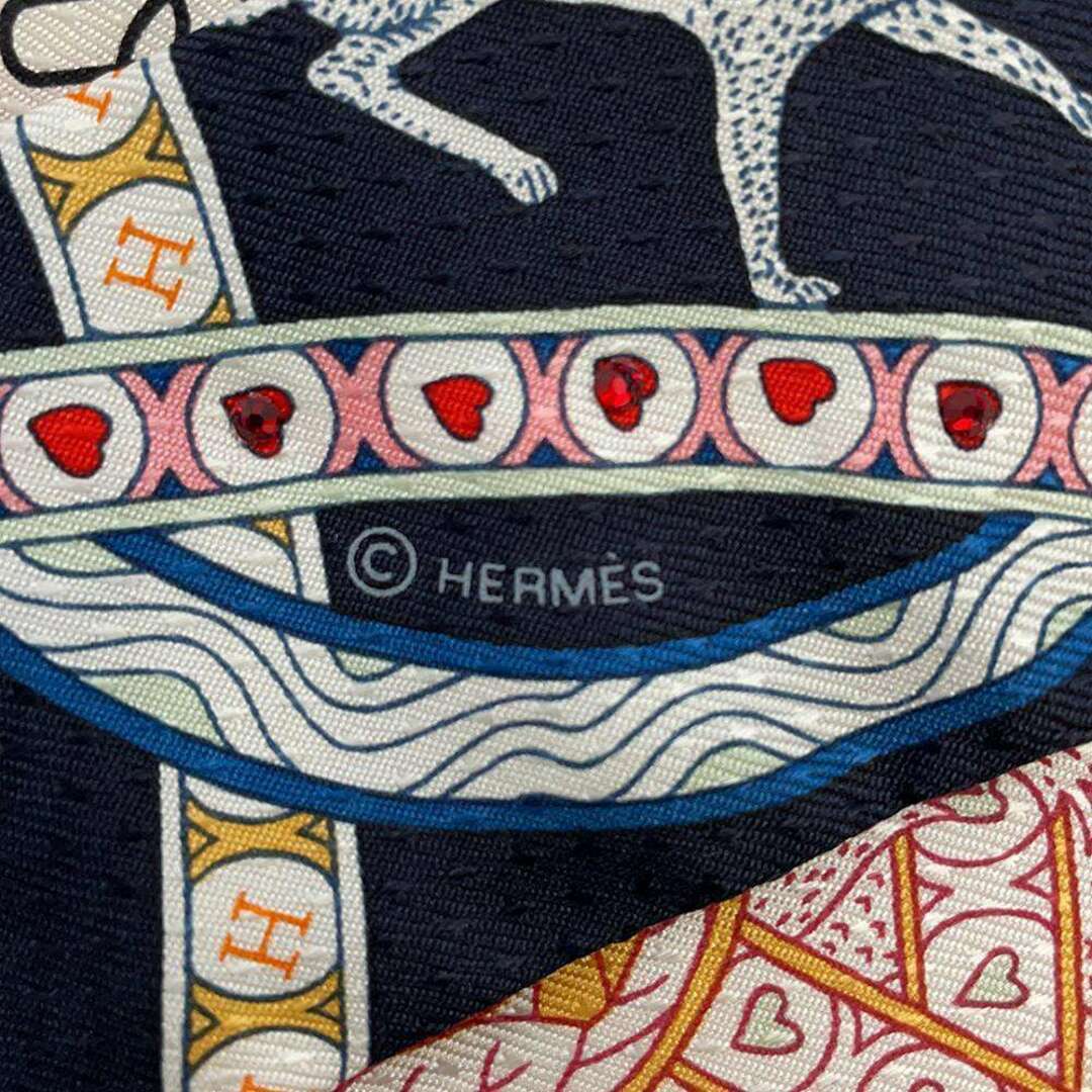 Hermes - エルメス スカーフ ツイリー ビジュー ピケ ハートのクイーン