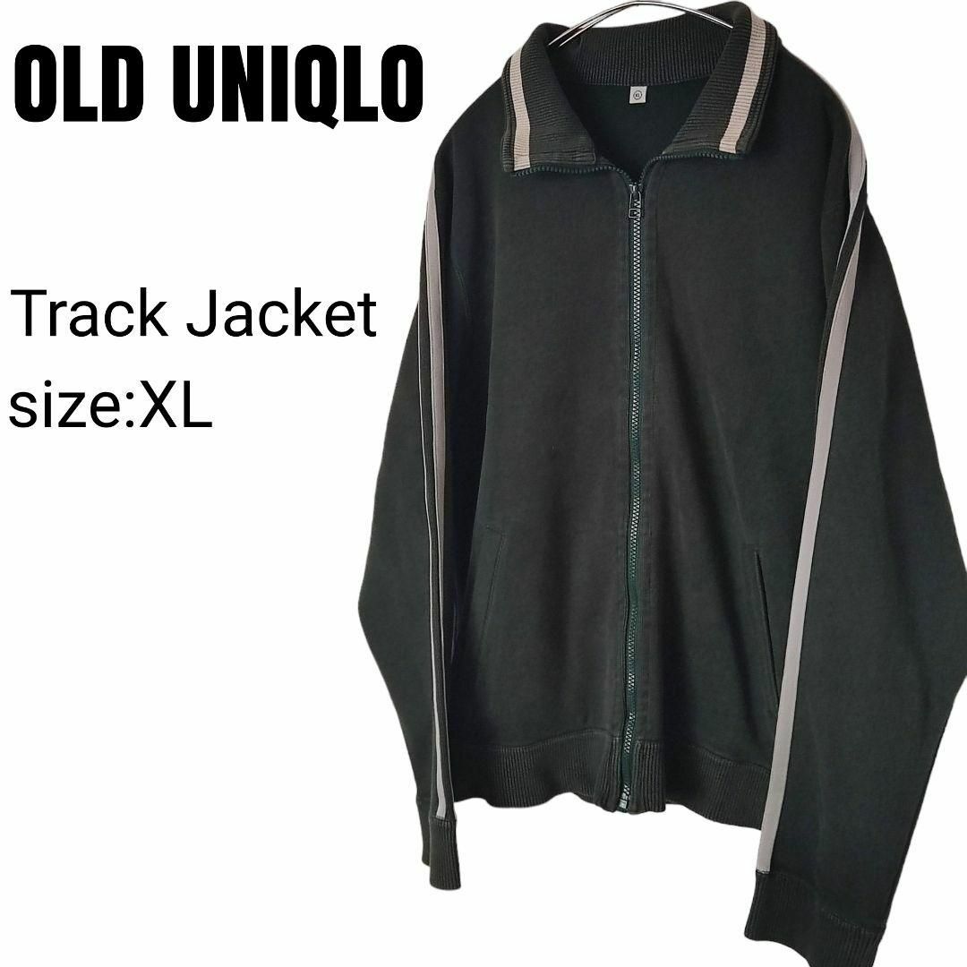 ☆良品☆ OLD UNIQLO ユニクロ トラックジャケット ダブルライン XL