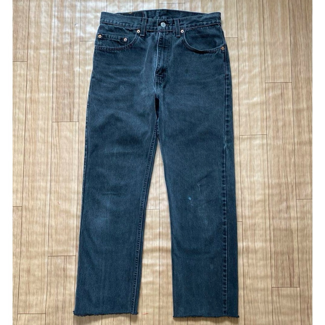 levis リーバイス 90年代 アメリカ製 505 ブラックデニム 後染め