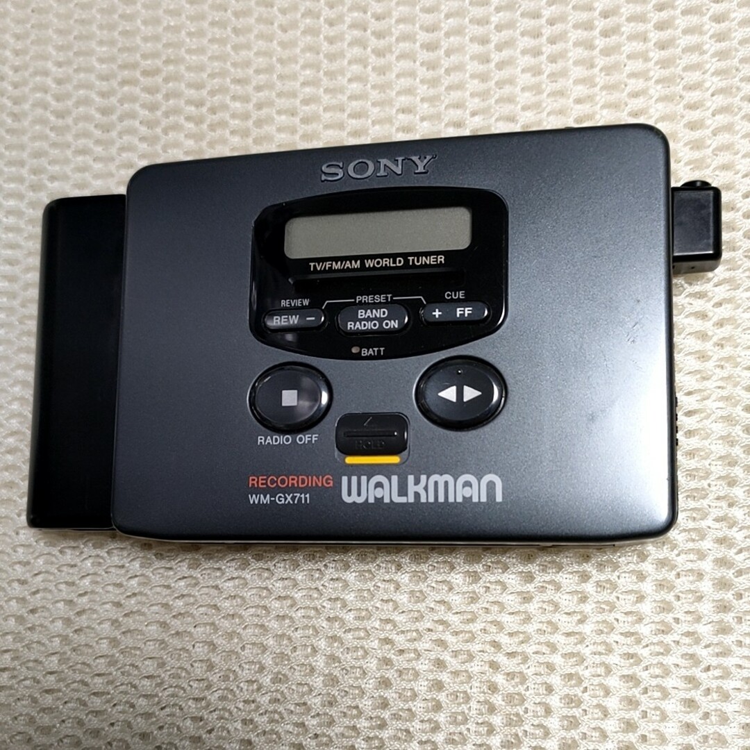 ジャンク品】SONY WALKMAN RADIO CASSETTE - ポータブルプレーヤー