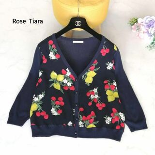 Rose Tiara - 極美品✨ローズティアラ カーディガン 羽織り フルーツ