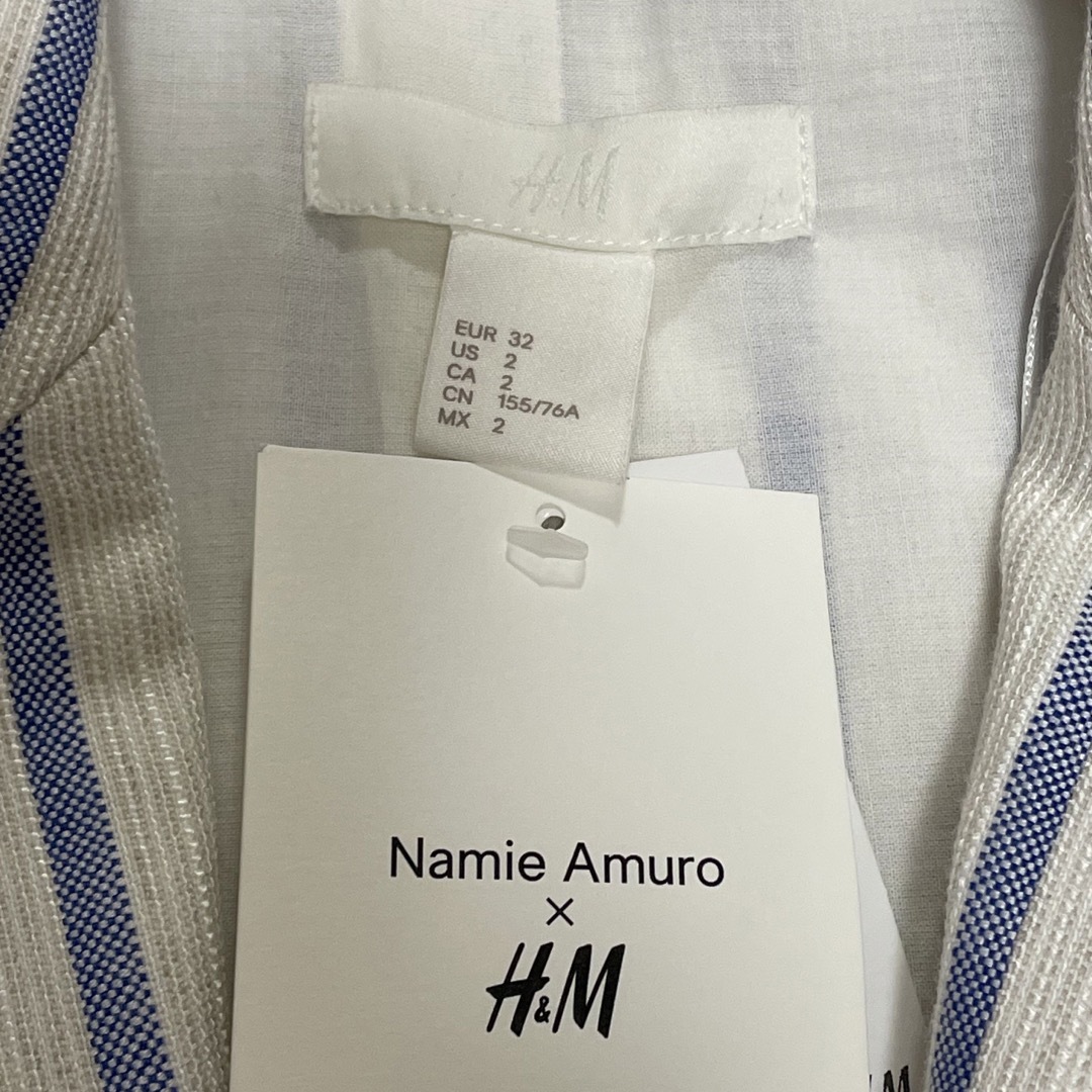 安室奈美恵　H&M ストライプジャケット　新品