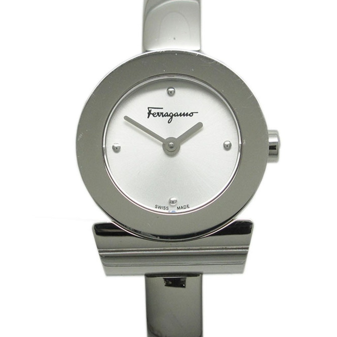 Ferragamo (フェラガモ) 腕時計 ガンチーニ バングルウォッチ FQ5010013 シルバー文字盤 クォーツ