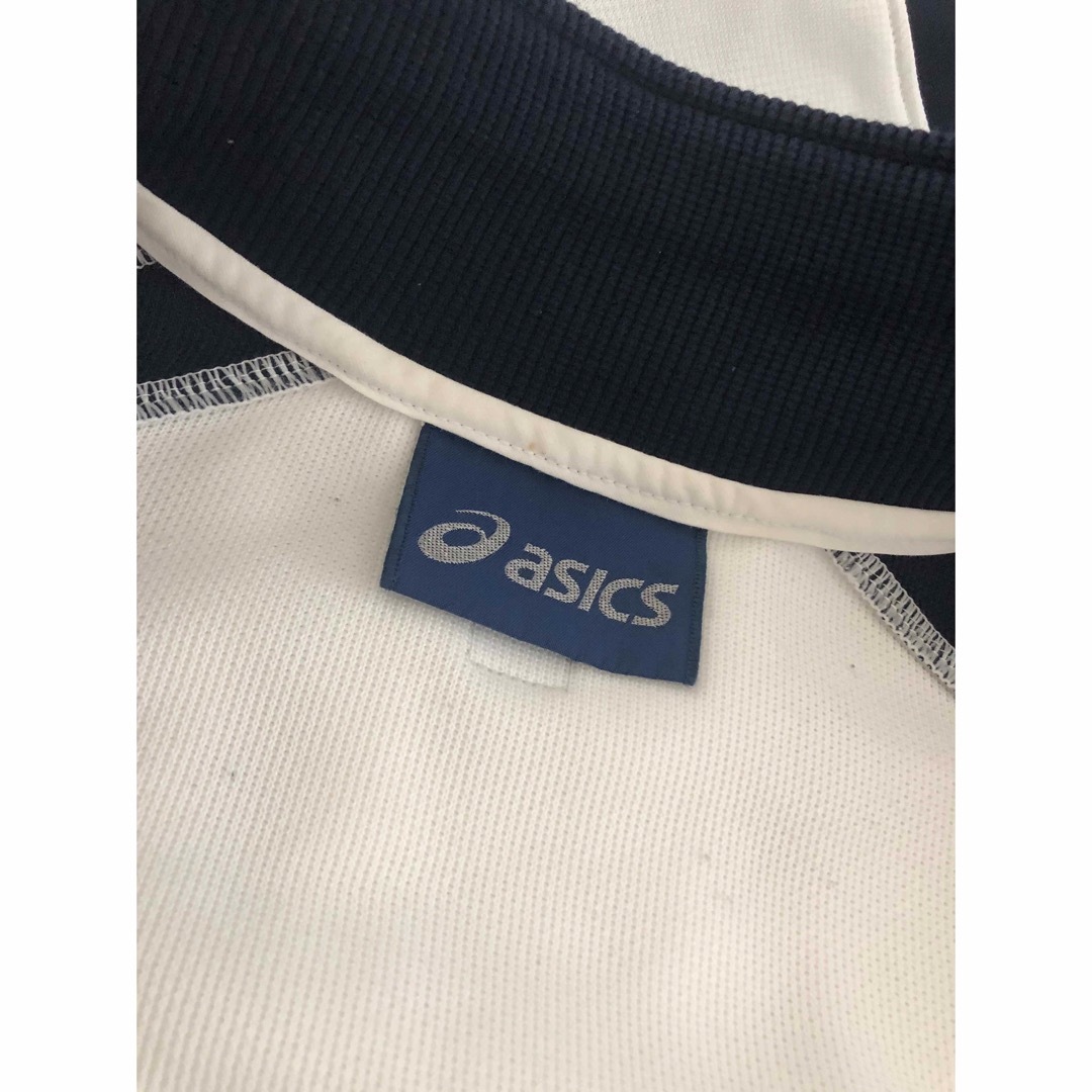 asics(アシックス)の介護ユニフォーム ジャージ トレーニングジャケット KAZEN 白 上のみ2着 メンズのトップス(ジャージ)の商品写真