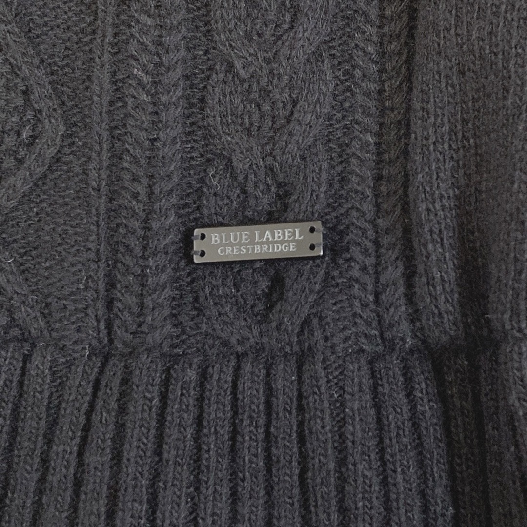 BLUE LABEL CRESTBRIDGE ケーブルニットワンピース 38