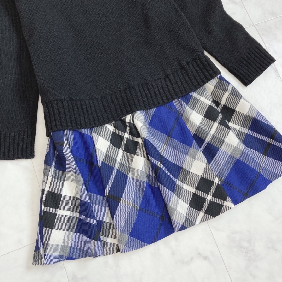 BLUE LABEL CRESTBRIDGE ケーブルニットワンピース 38