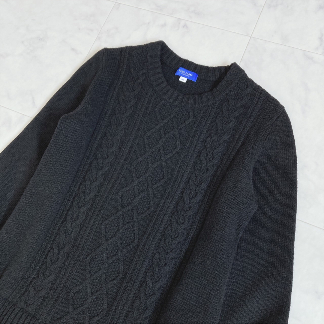 BLUE LABEL CRESTBRIDGE ケーブルニットワンピース 38