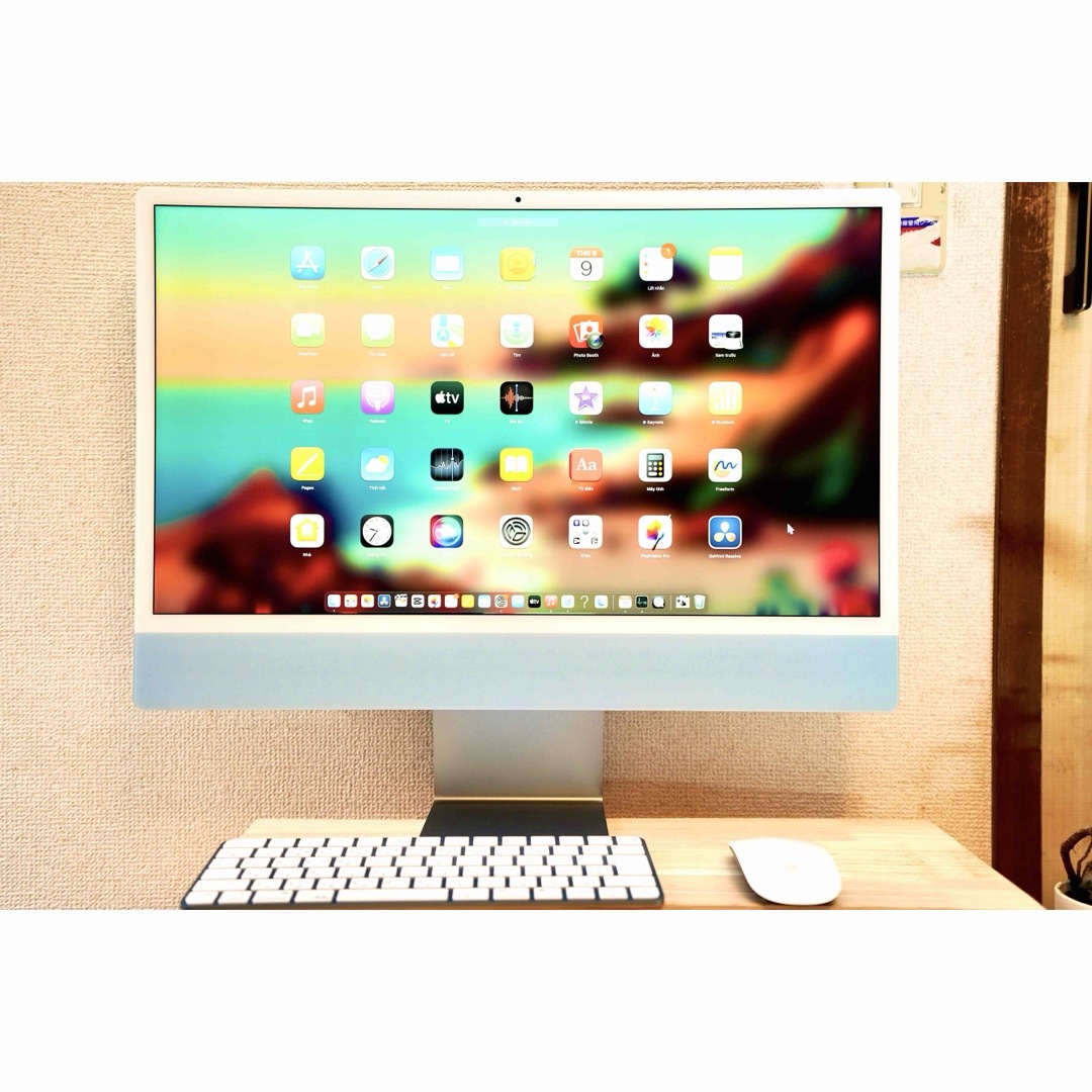 Mac (Apple)(マック)のimac 24 インチ m1 スマホ/家電/カメラのPC/タブレット(デスクトップ型PC)の商品写真